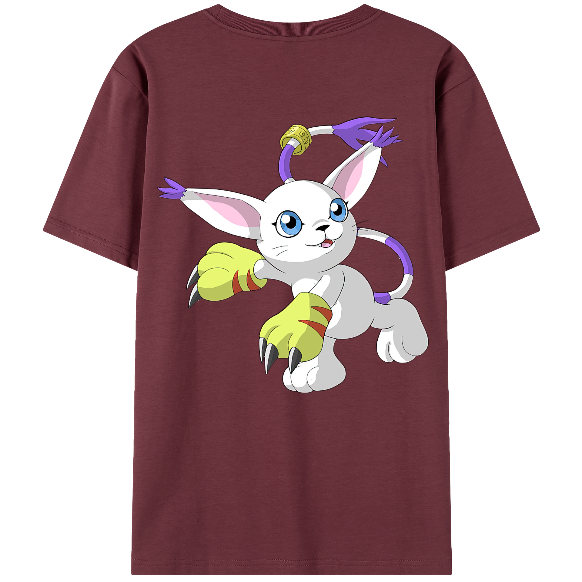 （画像用） Digimon デジタルモンスター/デジモン 綿100％半袖Tシャツ（背面プリント）